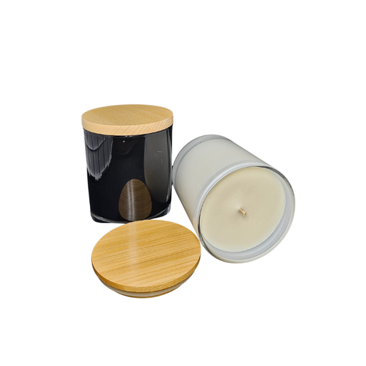 Lychee & Guava Sorbet Soy Candle Black Medium