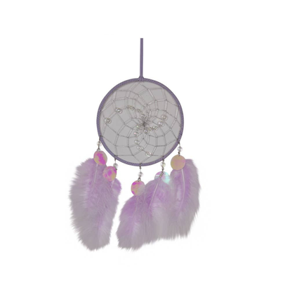 16cm Silver Beaded Dream Catcher