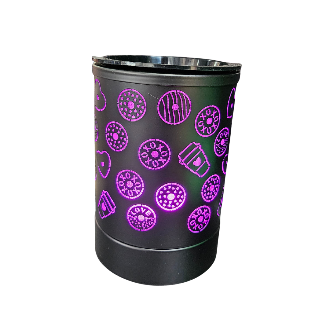 BLACK COFFEE AND DONUTS LED WAX WARMER