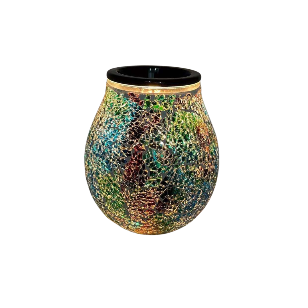 RAINBOW MOSAIC GLOBE WAX WARMER