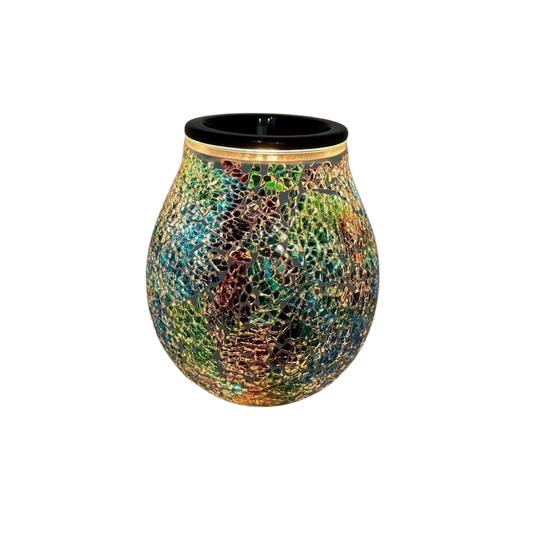 RAINBOW MOSAIC GLOBE WAX WARMER