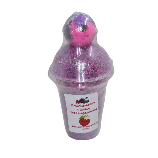 BLACK RASPBERRY AND VANILLA BATH RUBBLE SHAKE