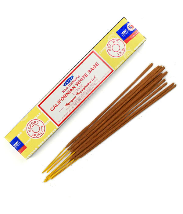 California White Sage Incense Sticks 15gms Satya