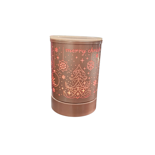 ROSE GOLD XMAS LED WAX WARMER