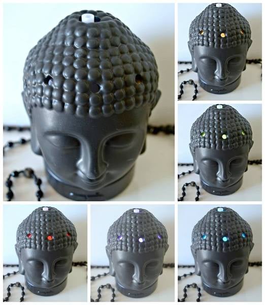 BLACK CERAMIC BUDDHA SONIC DIFFUSER