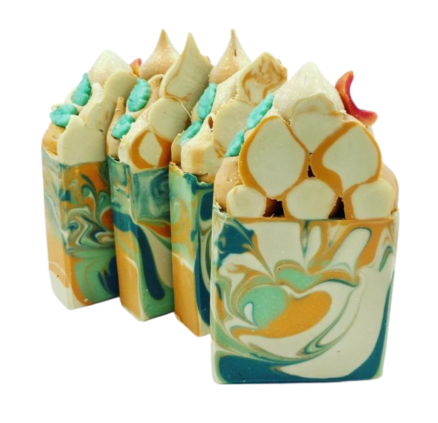 NECTARINE AND MINT ARTISAN SOAP