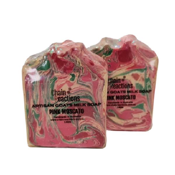 PINK MOSCATO GOATS MILK ARTISAN SOAP