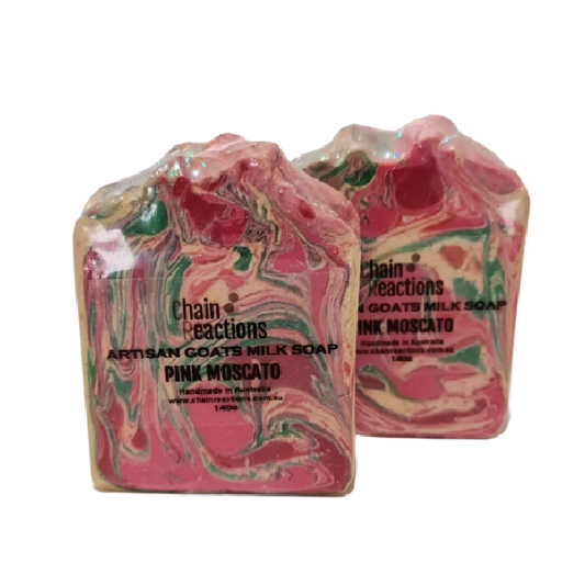 PINK MOSCATO GOATS MILK ARTISAN SOAP